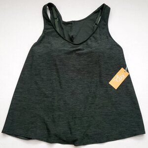 NWT Kona Sol Women's Keyhole Tie-Back Tankini Top